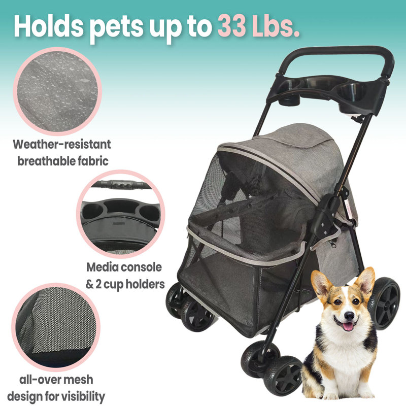 Paws up pet stroller best sale